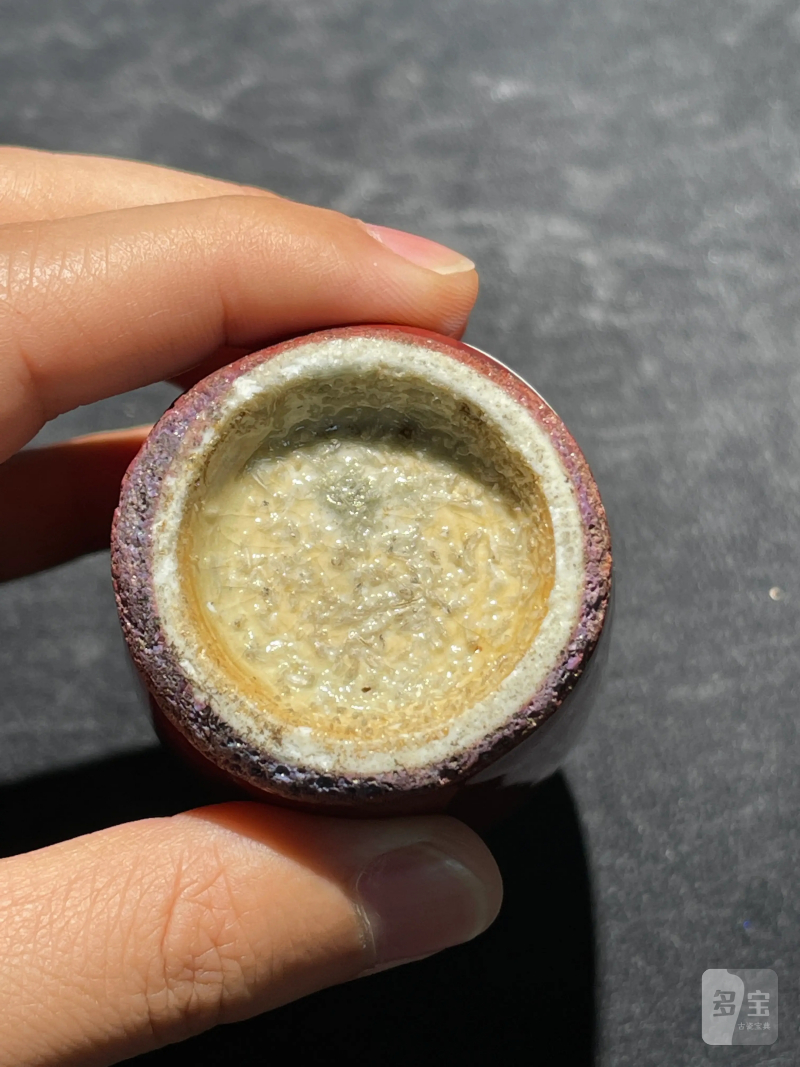 清乾隆 钧红釉小瓶一对 - 图13